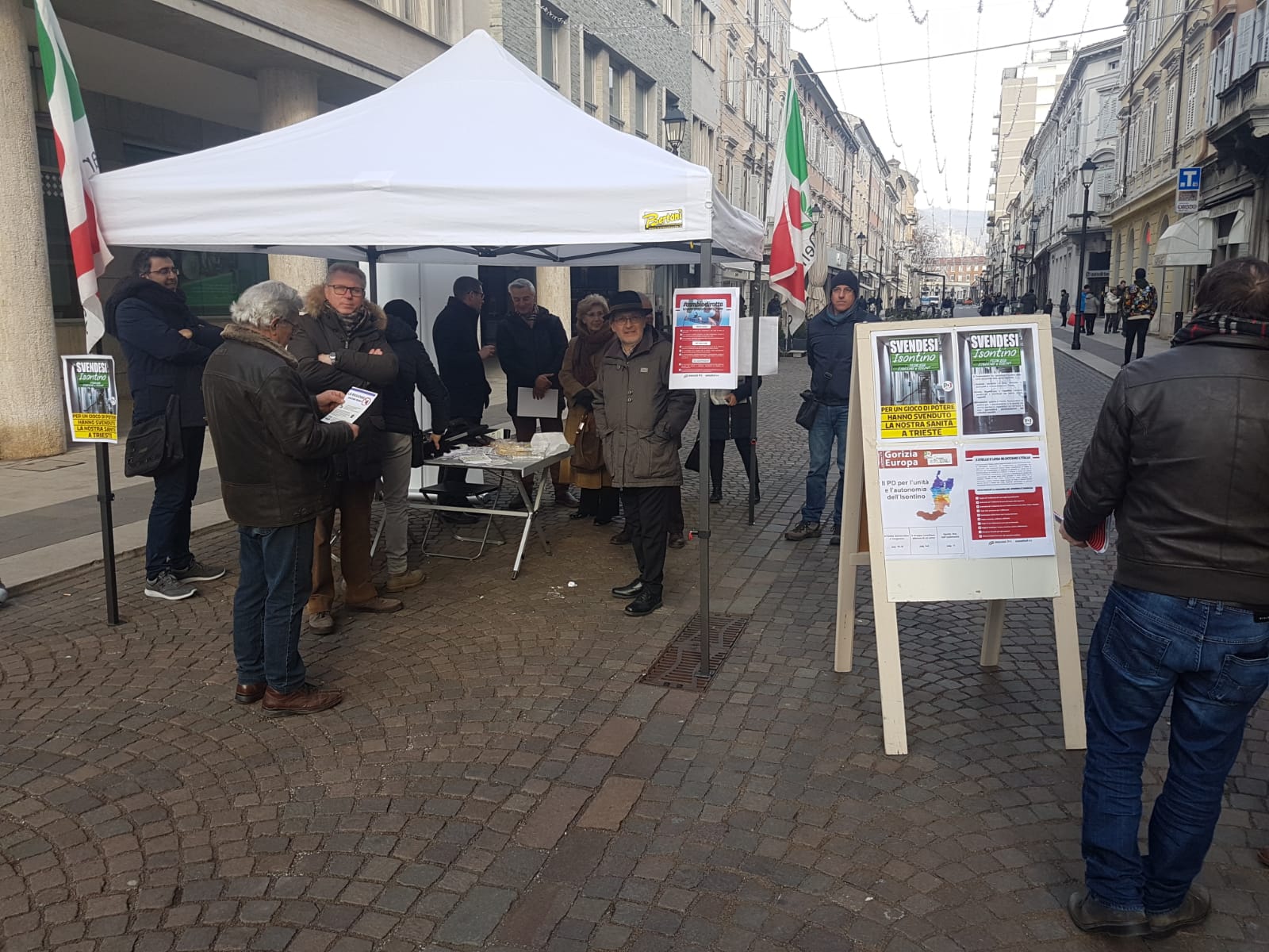 Gazebo del PD: Mobilitazione a Gorizia come in tutta Italia contro la finanziaria gialloverde