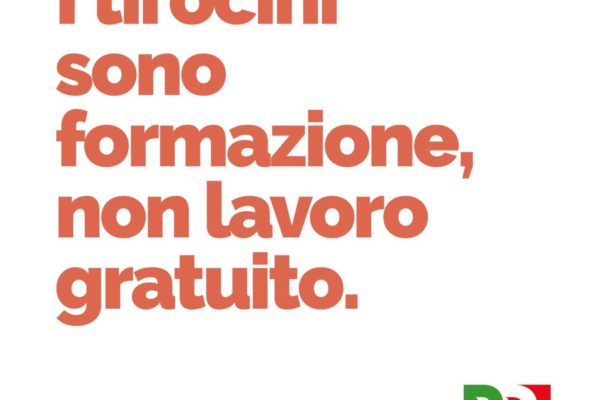 I tirocini sono formazione, non lavoro gratuito!